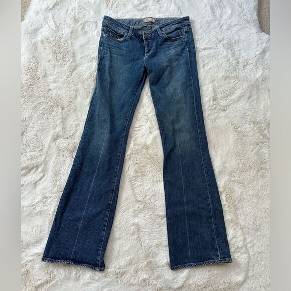 Paige size 29 bootcut blue jeans - Picture 1 of 10